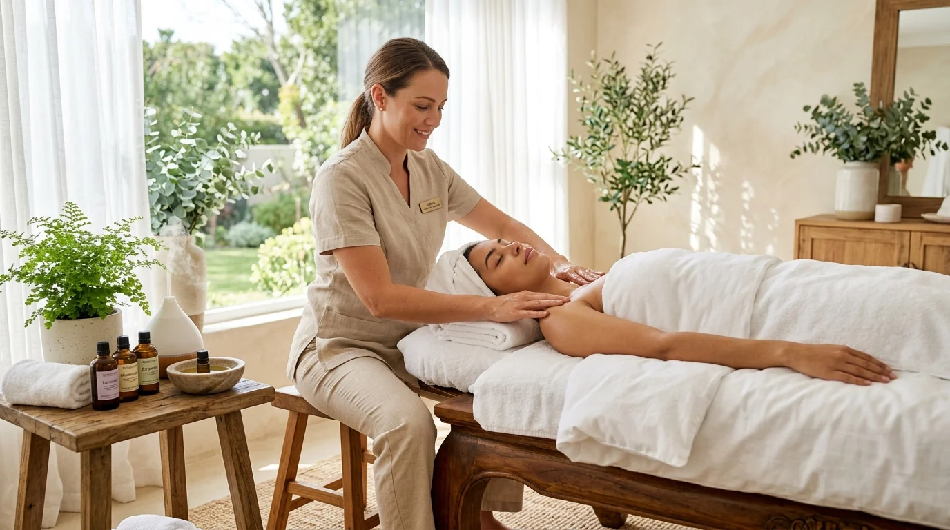 Çerkezköy Royal Masaj Salonu Aromaterapi Masajı Terapisti Bitkisel Yağ Uygulaması